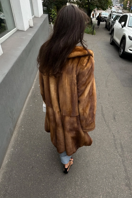 Вінтажна норкова шуба 