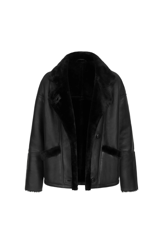 Дублянка оверсайз з накладними карманами 