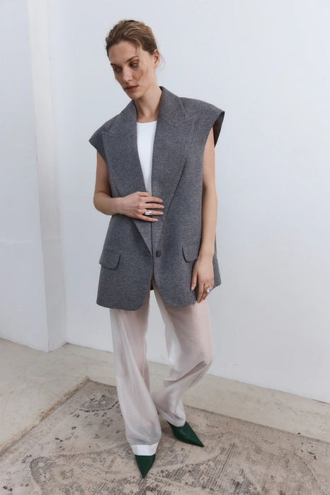 Lavish vest coat-jacket