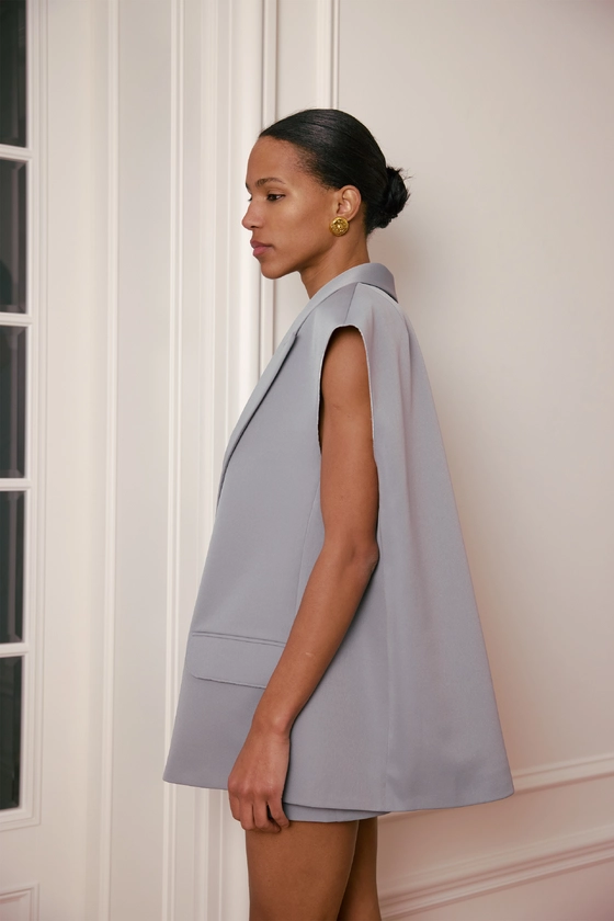 Жилет котоновий оверсайз 