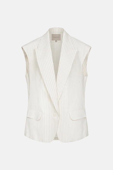 Жилет лляний оверсайз