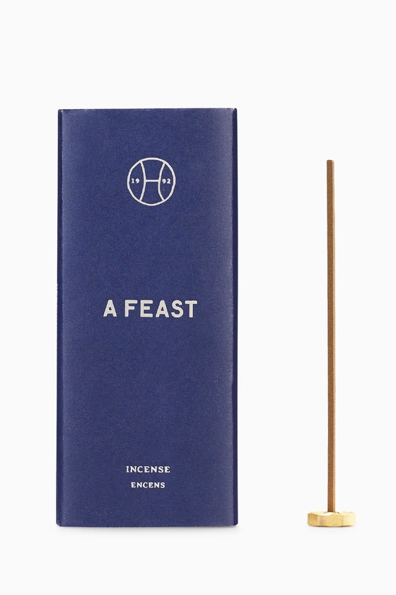 Аромапалички Incense Perfumer A Feast x Limited Edition, 30 шт, прянощі, дерево, цитрус темно-синій DU-AS70 
