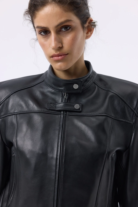 Куртка шкіряна Kyiv Edge