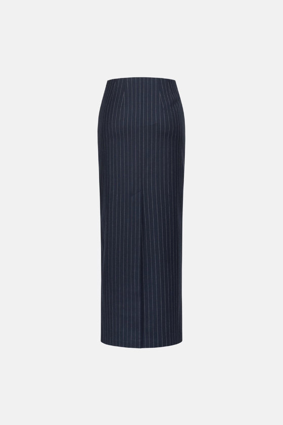 Спідниця вовняна максі з середньою посадкою 