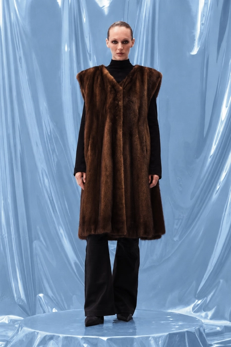 Vintage mink vest-coat