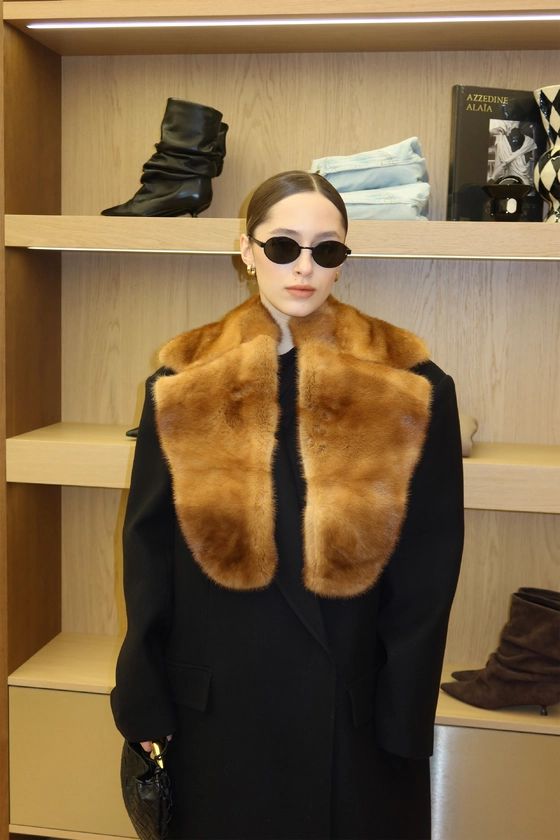 Комір Vintage Mink fur 