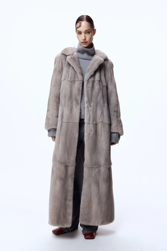 Вінтажна норкова шуба Saga 