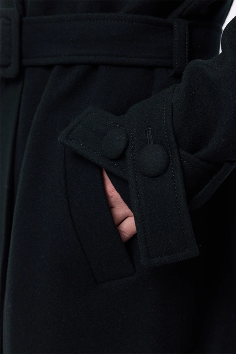 Пальто максі зі спущеним рукавом