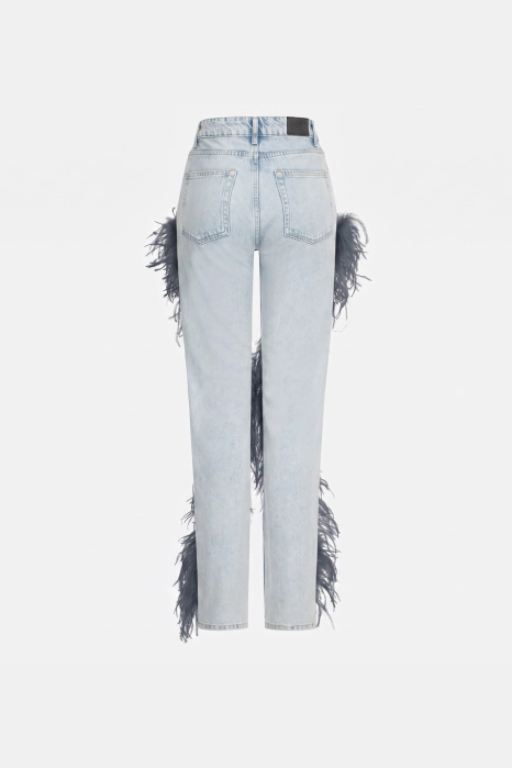 Feather jeans