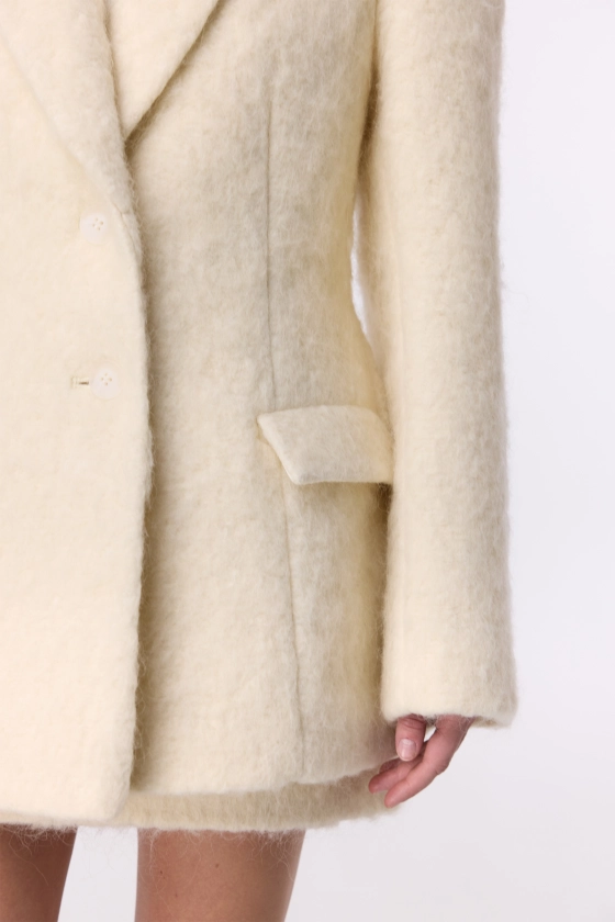 Fuzzy Alpaca coat-jacket - photo 5