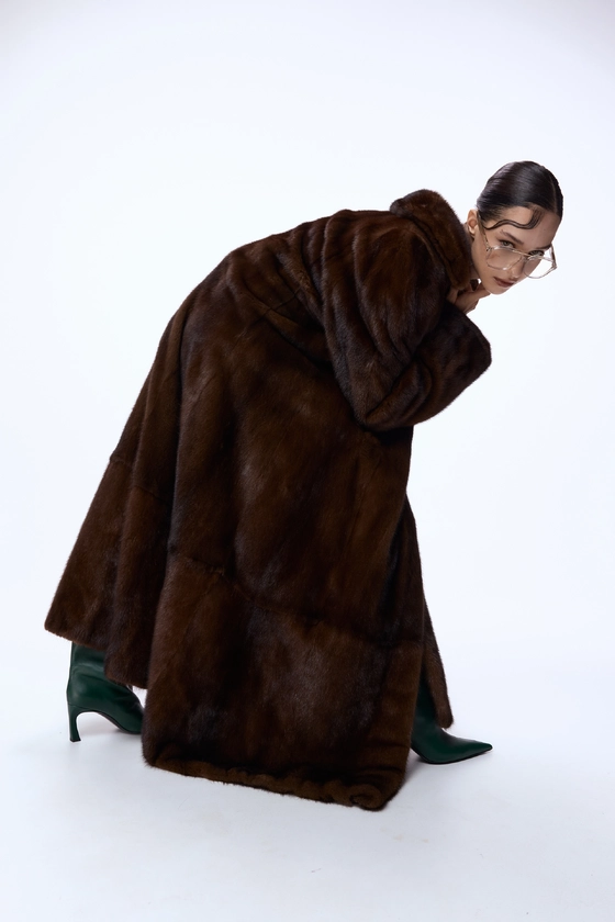 Вінтажна норкова шуба 