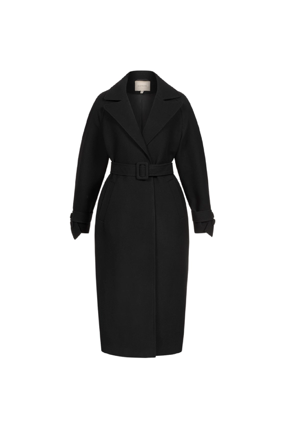 Пальто максі зі спущеним рукавом 