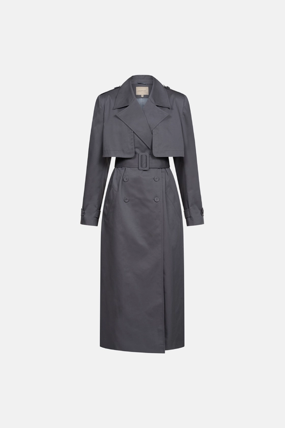 Тренч оверсайз довгий 