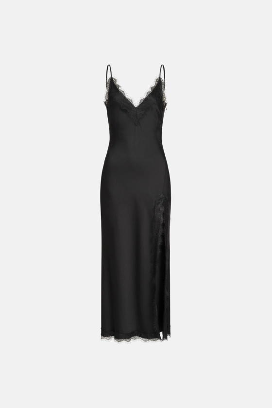 Maxi dress with lace - photo 1