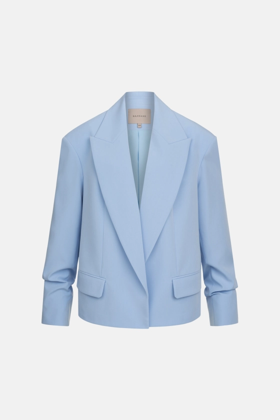 Жакет котоновий зі збіркою на рукаві 