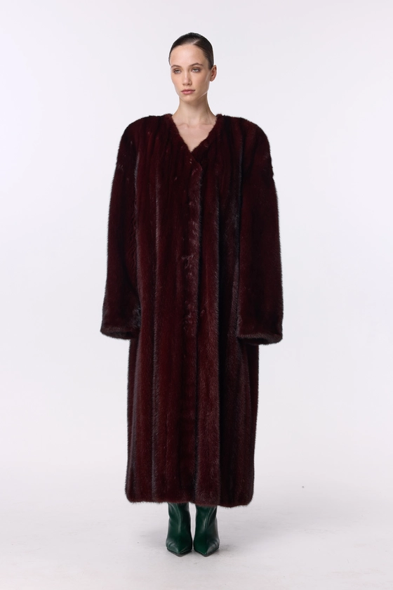 Вінтажна норкова шуба 