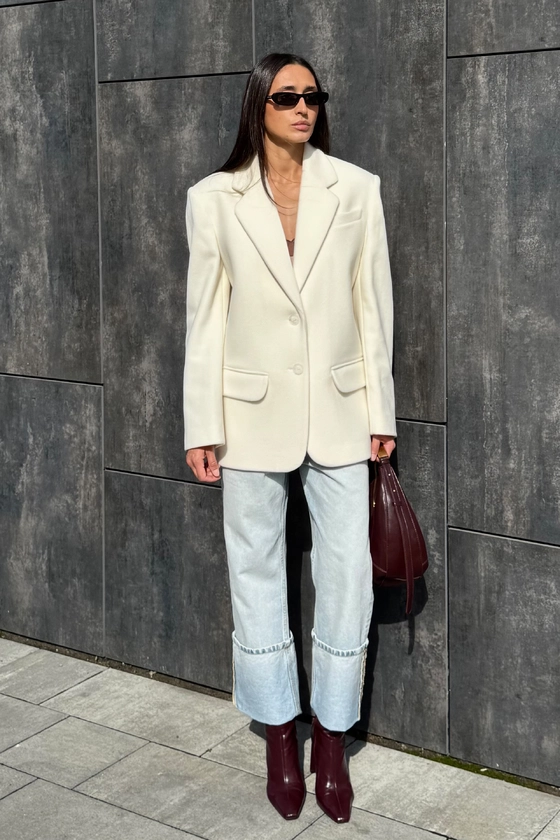 Пальто-жакет оверсайз 