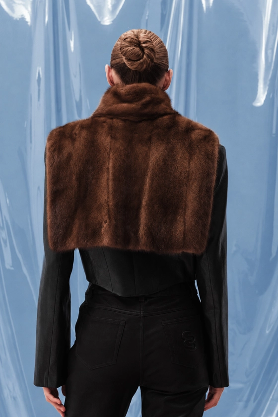 Vintage Mink Dickey - photo 2