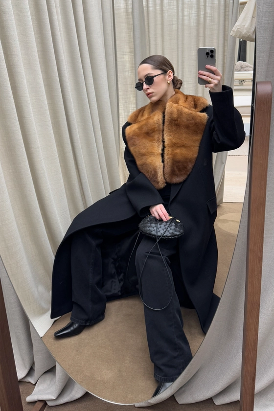 Комір Vintage Mink fur 