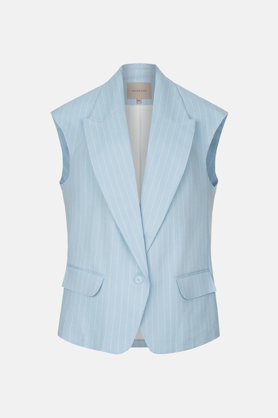 Жилет лляний оверсайз 