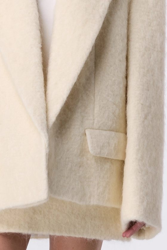 Soft alpaca coat-jacket - photo 5