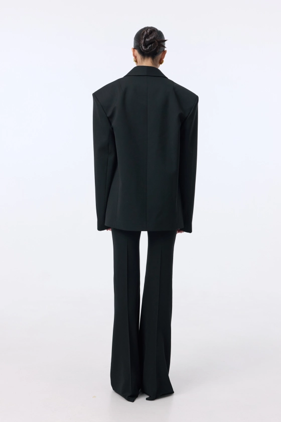 Bell bottom woolen trousers - photo 4