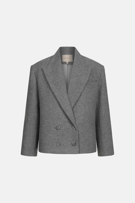 Пальто-жакет оверсайз з трикутничком