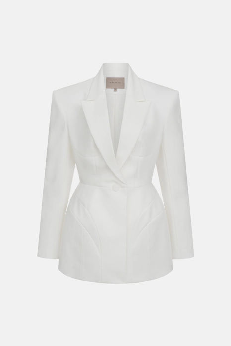 Noir cotton blazer