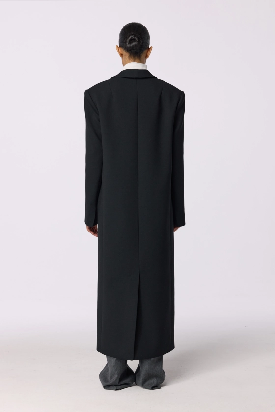 Пальто прямого крою 