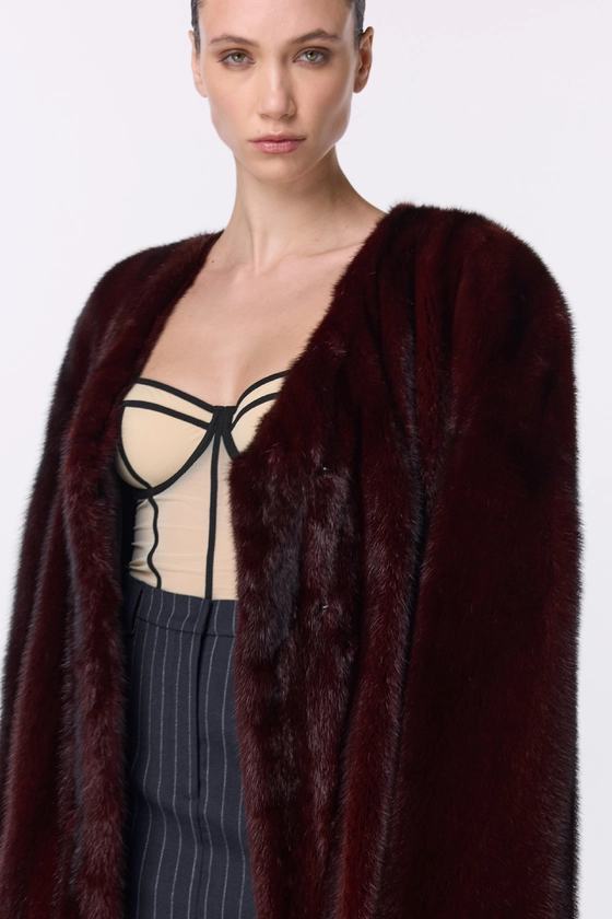 Вінтажна норкова шуба 