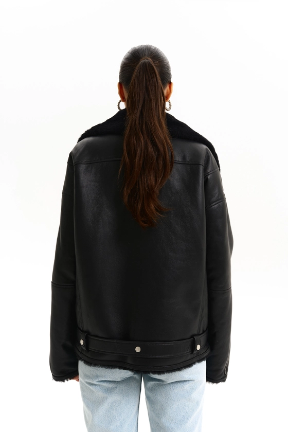 Дублянка оверсайз з ременем 