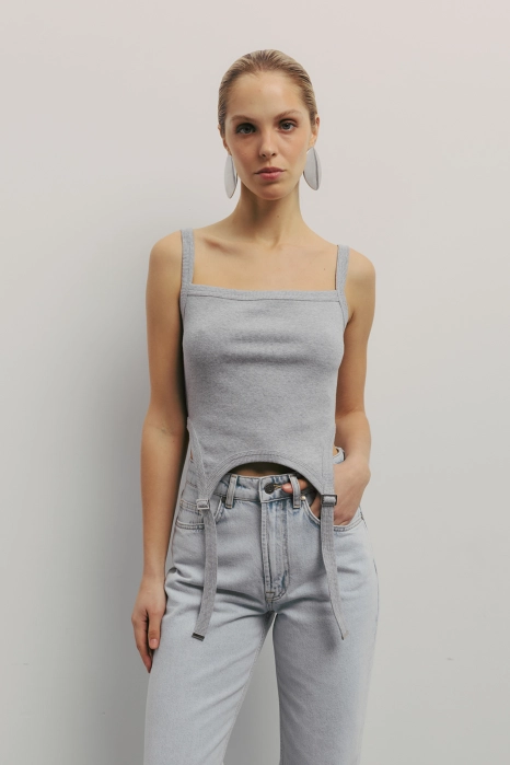 Майка з гартерами