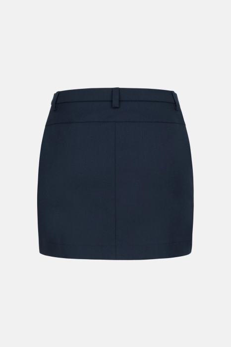 Спідниця вовняна міні з середньою посадкою