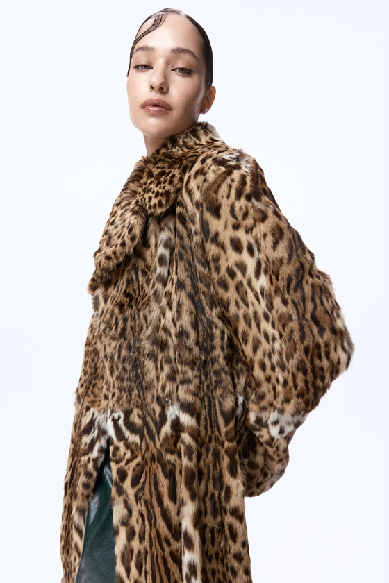 Вінтажна оцелотова шуба 