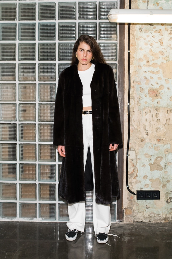 Вінтажна норкова шуба 