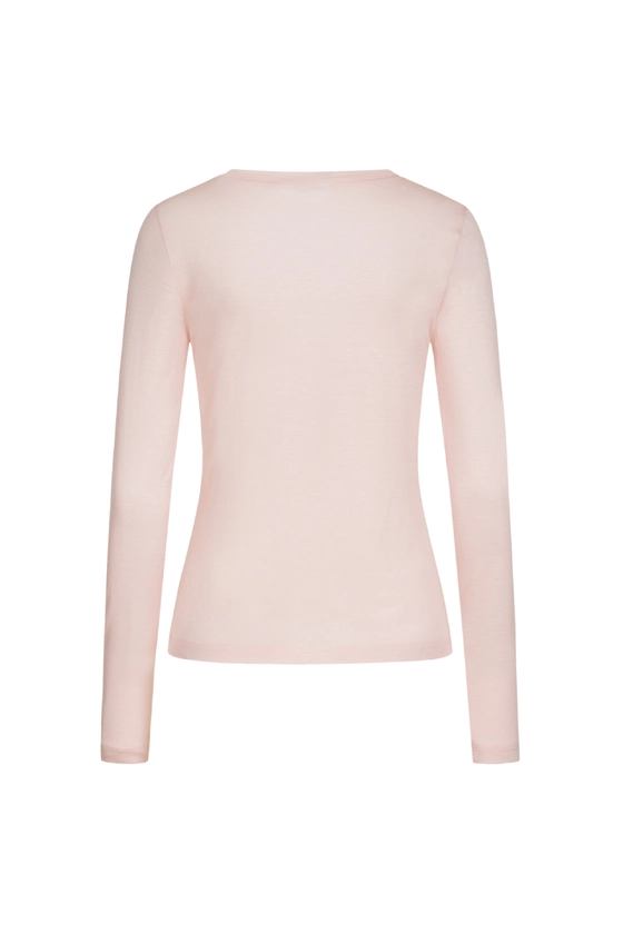 Лонгслів приталений напівпрозорий 