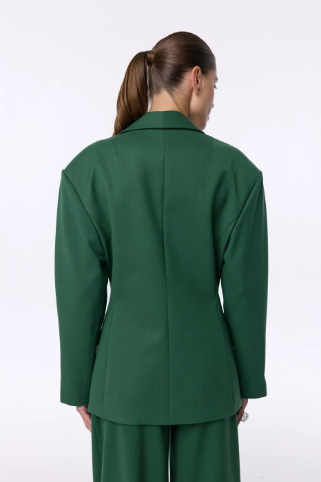 Жакет вовняний приталений