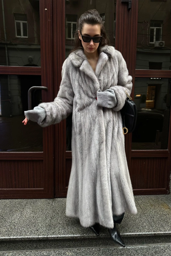 Вінтажна норкова шуба 