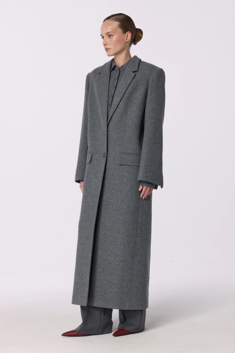 Straight cut coat