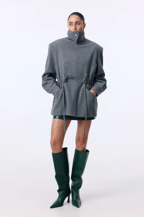 Mackintosh wool parka coat - photo 3