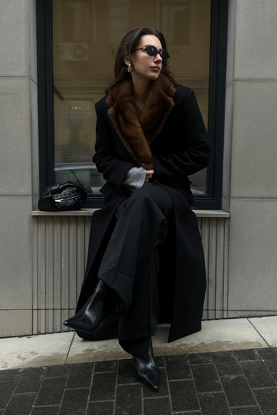 Вінтажний норковий комір 