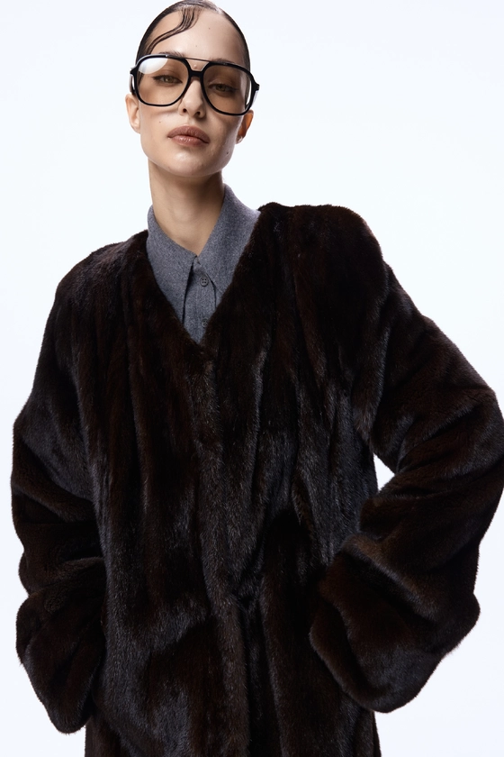 Вінтажна норкова шуба 