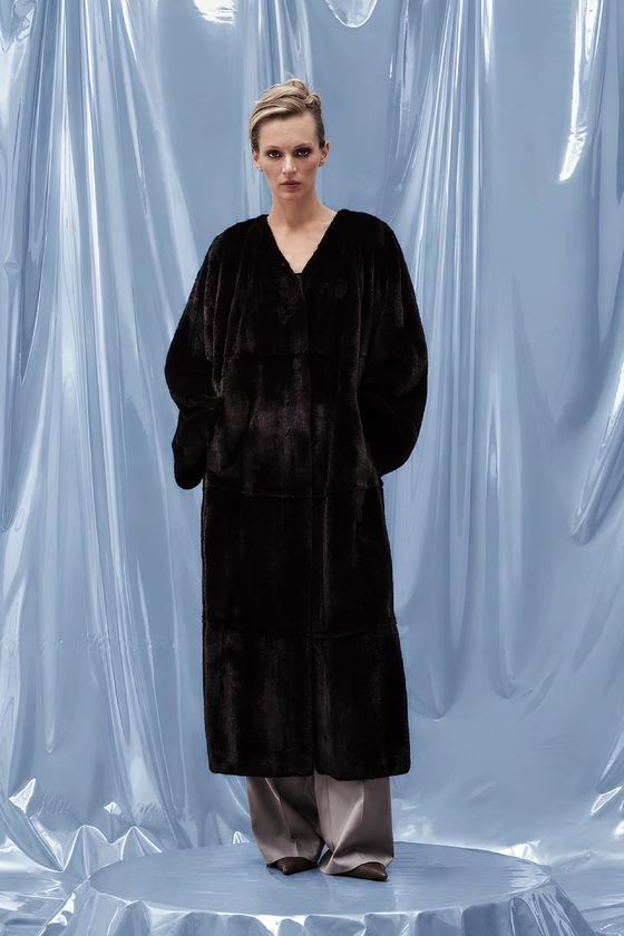 Vintage mink coat BlackGlama - photo 1