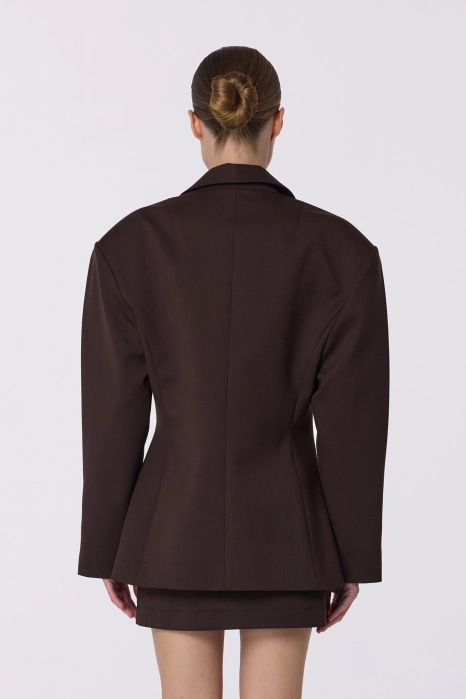 Fitted wool blazer