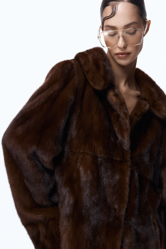 Вінтажна норкова шуба 