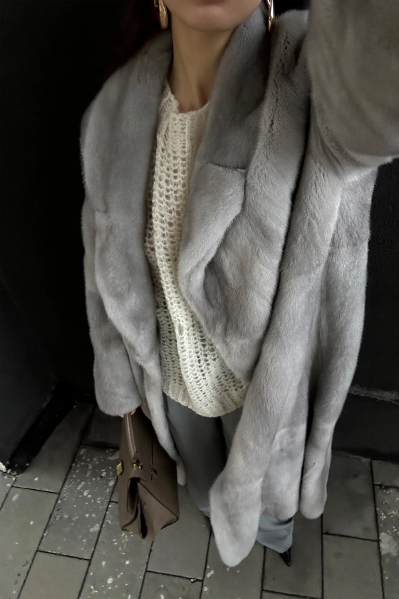 Вінтажна норкова шуба 