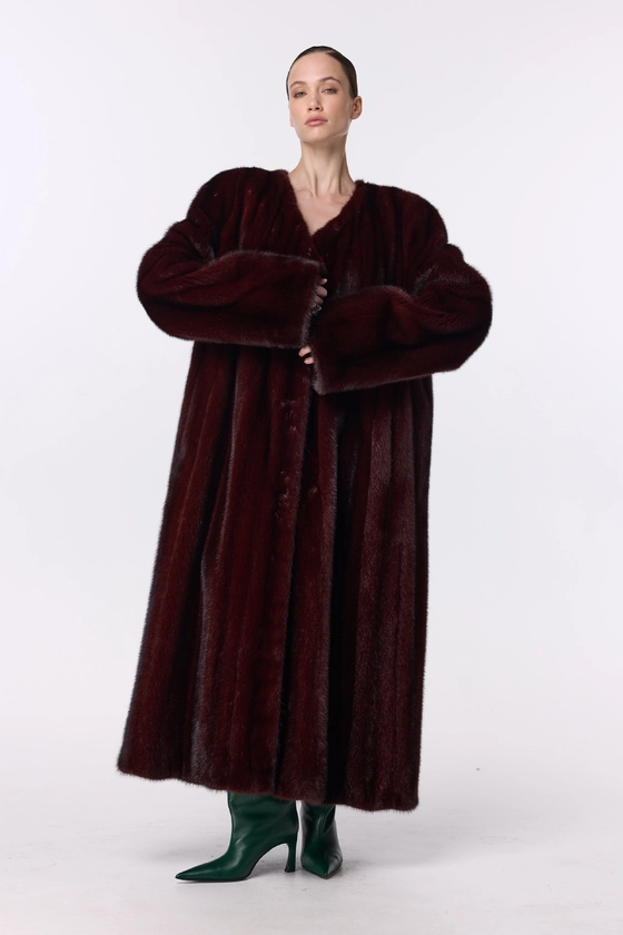 Вінтажна норкова шуба 