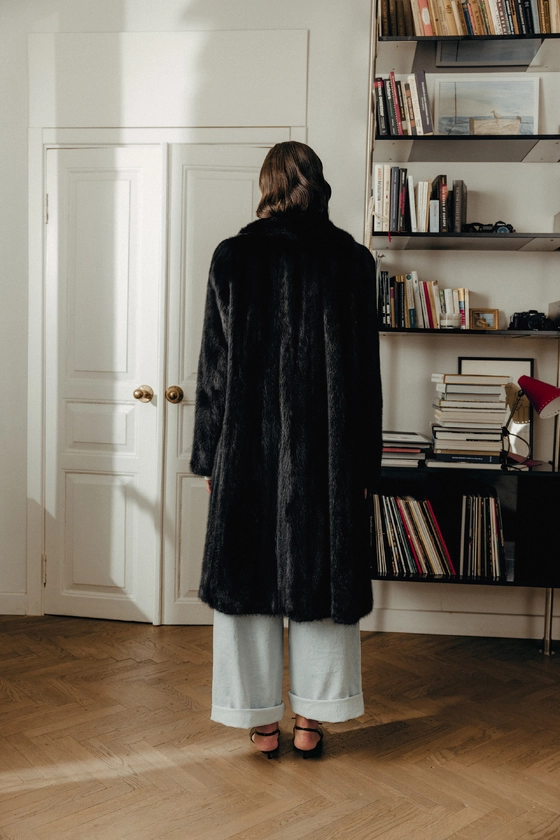 Вінтажна норкова шуба 