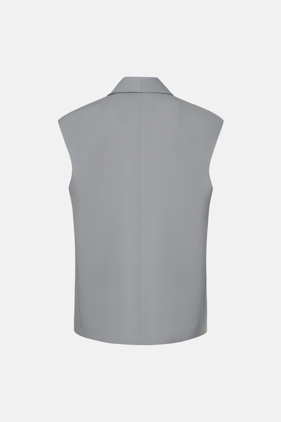 Жилет котоновий оверсайз 