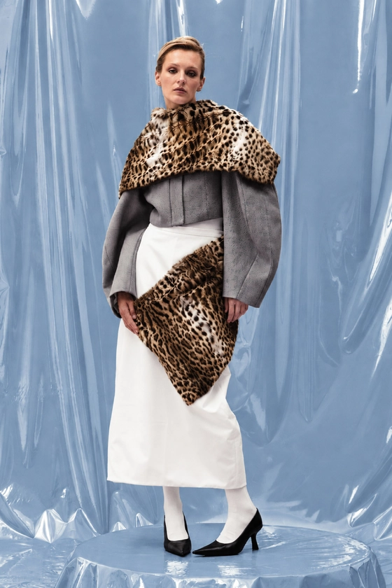 Vintage ocelot stole - photo 1